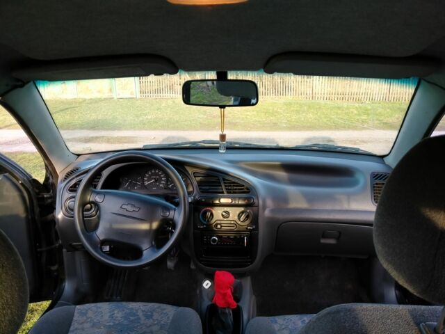 Чорний Шевроле Ланос, об'ємом двигуна 1.5 л та пробігом 208 тис. км за 3000 $, фото 9 на Automoto.ua