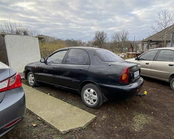 Черный Шевроле Ланос, объемом двигателя 1.5 л и пробегом 200 тыс. км за 2800 $, фото 5 на Automoto.ua