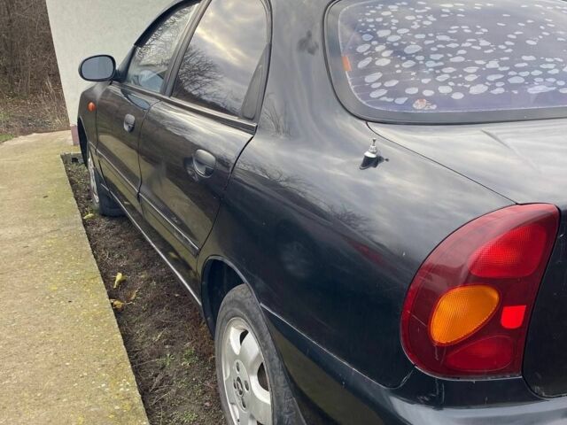 Черный Шевроле Ланос, объемом двигателя 1.5 л и пробегом 200 тыс. км за 2800 $, фото 6 на Automoto.ua