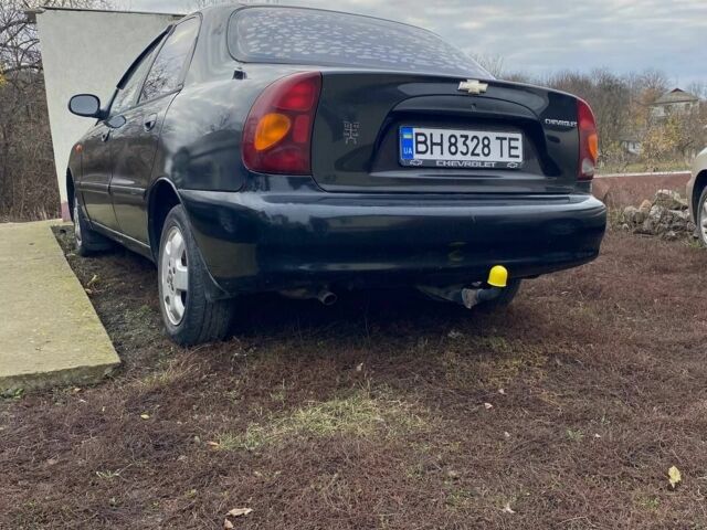 Черный Шевроле Ланос, объемом двигателя 1.5 л и пробегом 200 тыс. км за 2800 $, фото 4 на Automoto.ua