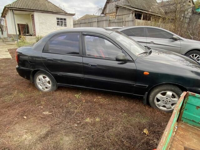 Черный Шевроле Ланос, объемом двигателя 1.5 л и пробегом 200 тыс. км за 2800 $, фото 9 на Automoto.ua