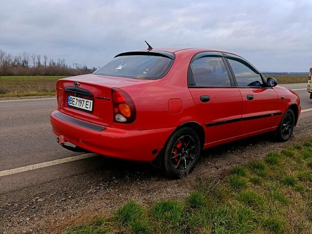 Червоний Шевроле Ланос, об'ємом двигуна 1.5 л та пробігом 221 тис. км за 3000 $, фото 3 на Automoto.ua