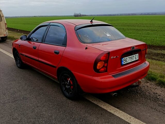 Червоний Шевроле Ланос, об'ємом двигуна 1.5 л та пробігом 221 тис. км за 3000 $, фото 2 на Automoto.ua