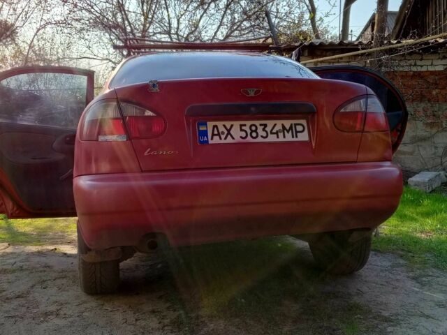 Красный Шевроле Ланос, объемом двигателя 1.5 л и пробегом 200 тыс. км за 1043 $, фото 4 на Automoto.ua