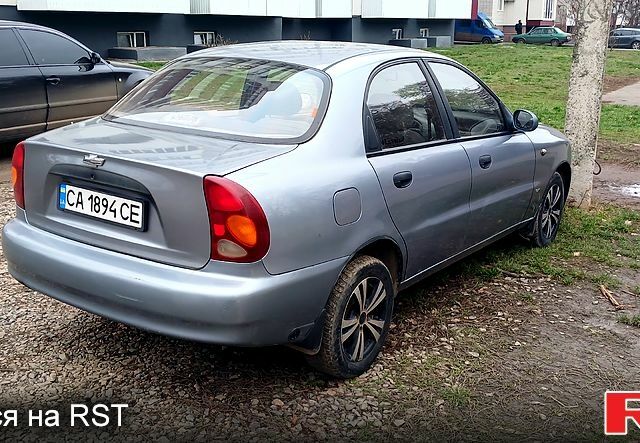 Серый Шевроле Ланос, объемом двигателя 1.5 л и пробегом 315 тыс. км за 1700 $, фото 3 на Automoto.ua