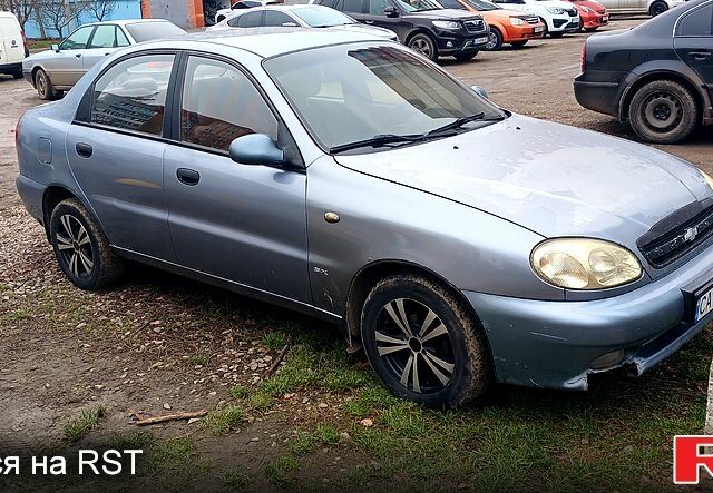 Серый Шевроле Ланос, объемом двигателя 1.5 л и пробегом 315 тыс. км за 1700 $, фото 2 на Automoto.ua