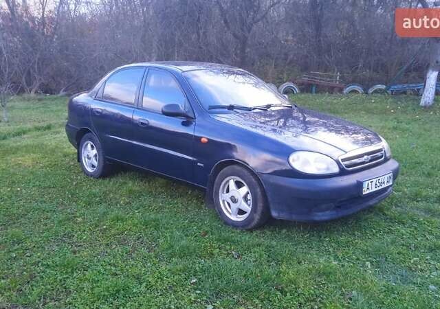 Синий Шевроле Ланос, объемом двигателя 1.5 л и пробегом 145 тыс. км за 1900 $, фото 1 на Automoto.ua