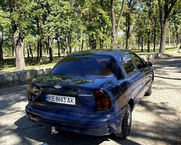 Синий Шевроле Ланос, объемом двигателя 1.5 л и пробегом 204 тыс. км за 2900 $, фото 7 на Automoto.ua
