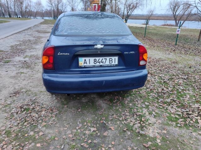 Синій Шевроле Ланос, об'ємом двигуна 1.5 л та пробігом 118 тис. км за 1500 $, фото 4 на Automoto.ua