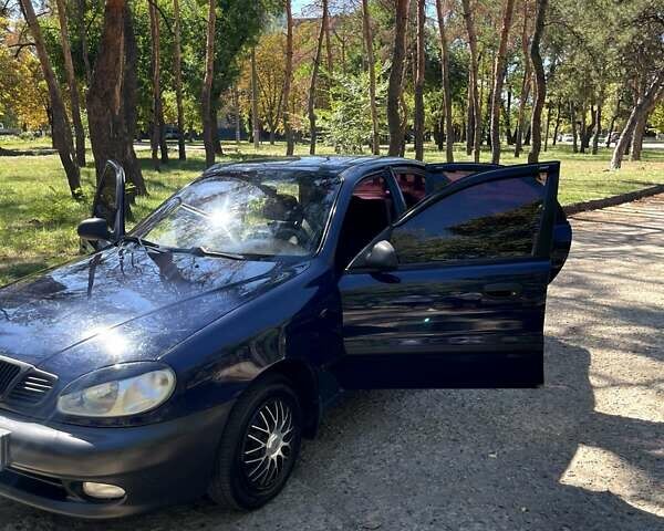 Синий Шевроле Ланос, объемом двигателя 1.5 л и пробегом 204 тыс. км за 2900 $, фото 8 на Automoto.ua