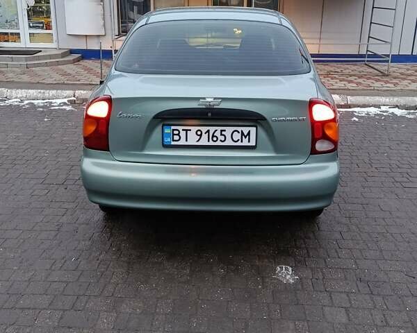 Зеленый Шевроле Ланос, объемом двигателя 1.5 л и пробегом 164 тыс. км за 3300 $, фото 4 на Automoto.ua