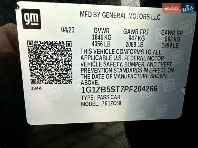 Черный Шевроле Малибу, объемом двигателя 1.5 л и пробегом 168 тыс. км за 12300 $, фото 16 на Automoto.ua