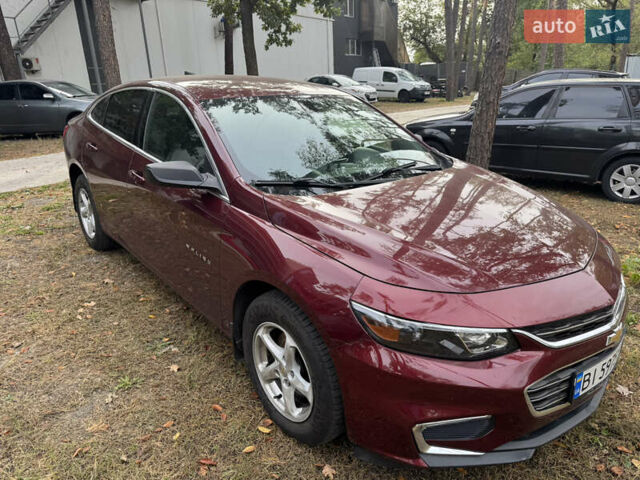 Красный Шевроле Малибу, объемом двигателя 1.49 л и пробегом 157 тыс. км за 10250 $, фото 2 на Automoto.ua