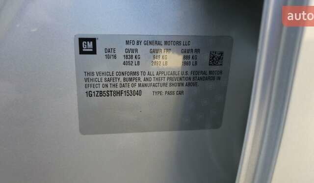 Серый Шевроле Малибу, объемом двигателя 1.5 л и пробегом 107 тыс. км за 14500 $, фото 3 на Automoto.ua