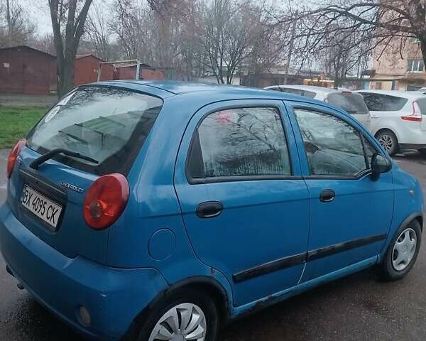 Синий Шевроле Матиз, объемом двигателя 0.8 л и пробегом 2 тыс. км за 2500 $, фото 2 на Automoto.ua