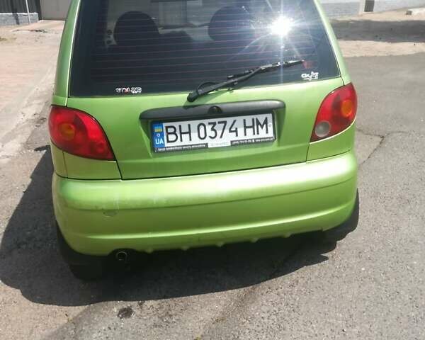 Зеленый Шевроле Матиз, объемом двигателя 1 л и пробегом 225 тыс. км за 2000 $, фото 4 на Automoto.ua