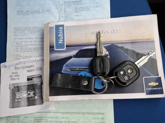 Синій Шевроле Нубіра, об'ємом двигуна 1.6 л та пробігом 199 тис. км за 5000 $, фото 19 на Automoto.ua