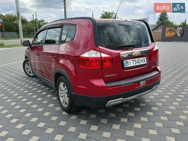 Красный Шевроле Орландо, объемом двигателя 1.8 л и пробегом 233 тыс. км за 9199 $, фото 10 на Automoto.ua
