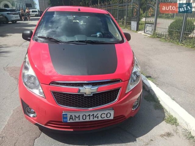 Красный Шевроле Спарк, объемом двигателя 1 л и пробегом 135 тыс. км за 3393 $, фото 8 на Automoto.ua