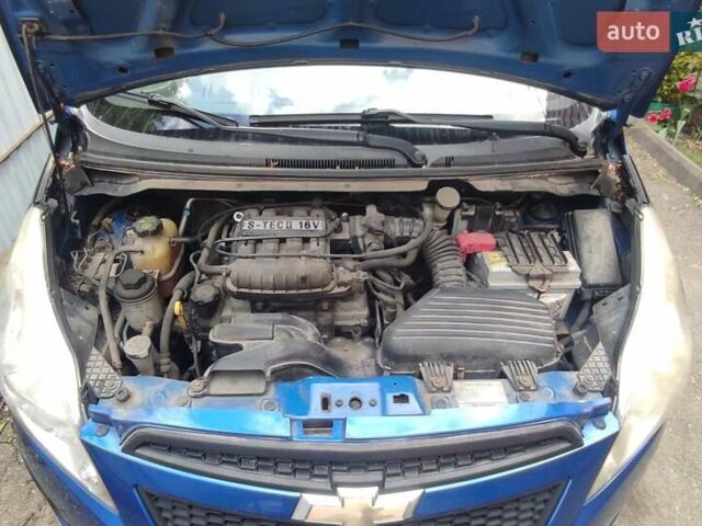 Синий Шевроле Спарк, объемом двигателя 1 л и пробегом 173 тыс. км за 3650 $, фото 7 на Automoto.ua