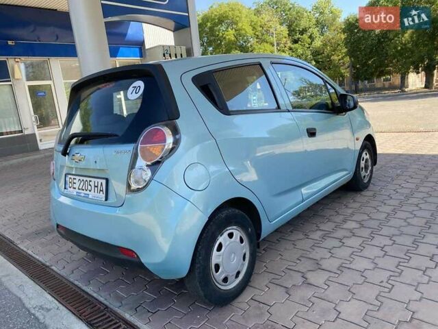 Синий Шевроле Спарк, объемом двигателя 1 л и пробегом 234 тыс. км за 4500 $, фото 4 на Automoto.ua