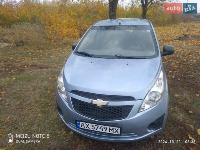 Синий Шевроле Спарк, объемом двигателя 1 л и пробегом 102 тыс. км за 4000 $, фото 2 на Automoto.ua