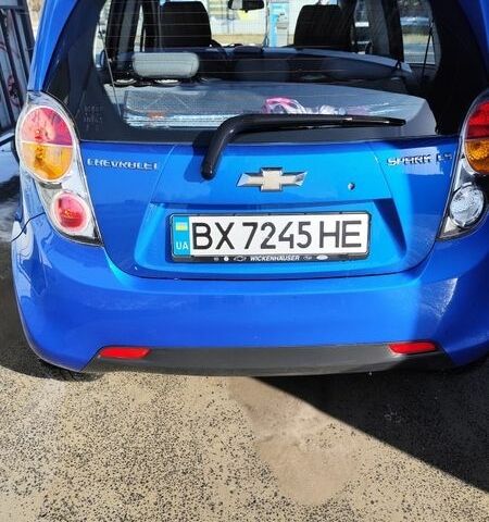 Синий Шевроле Спарк, объемом двигателя 1 л и пробегом 139 тыс. км за 4500 $, фото 5 на Automoto.ua