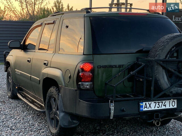 Зеленый Шевроле Трейлблейзер, объемом двигателя 4.16 л и пробегом 285 тыс. км за 8000 $, фото 3 на Automoto.ua