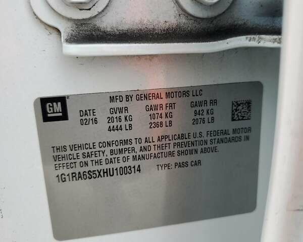 Белый Шевроле Вольт, объемом двигателя 1.5 л и пробегом 145 тыс. км за 3000 $, фото 11 на Automoto.ua