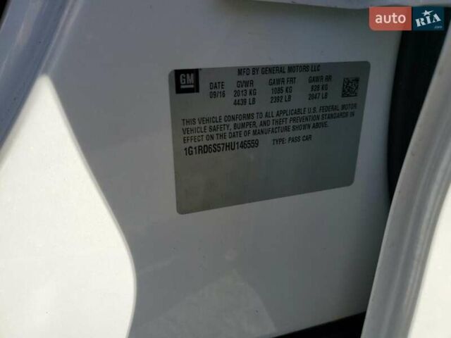 Белый Шевроле Вольт, объемом двигателя 0 л и пробегом 73 тыс. км за 2200 $, фото 11 на Automoto.ua