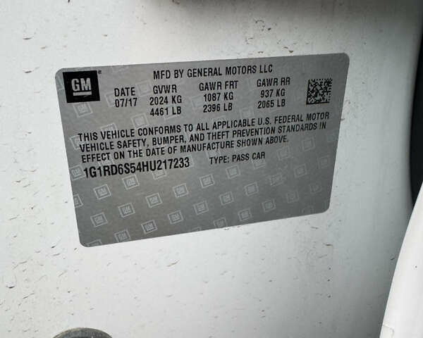 Білий Шевроле Вольт, об'ємом двигуна 1.5 л та пробігом 88 тис. км за 18130 $, фото 22 на Automoto.ua