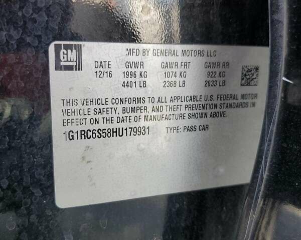 Черный Шевроле Вольт, объемом двигателя 0 л и пробегом 150 тыс. км за 2400 $, фото 11 на Automoto.ua