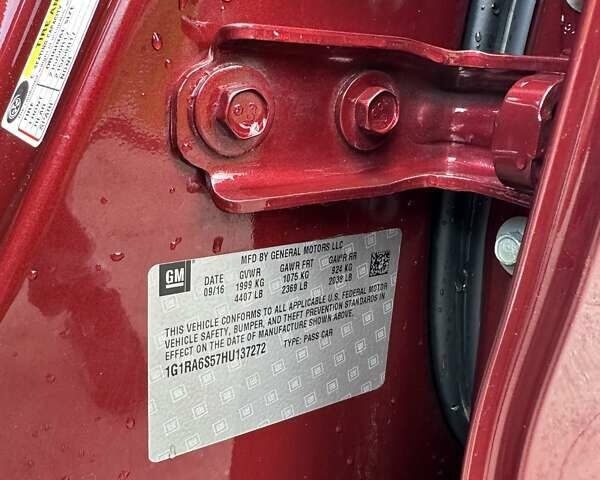 Красный Шевроле Вольт, объемом двигателя 1.49 л и пробегом 120 тыс. км за 16200 $, фото 18 на Automoto.ua