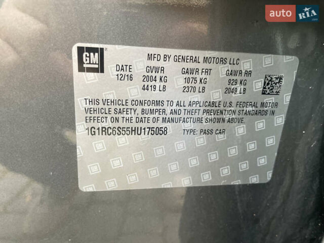 Серый Шевроле Вольт, объемом двигателя 1.5 л и пробегом 200 тыс. км за 12400 $, фото 10 на Automoto.ua