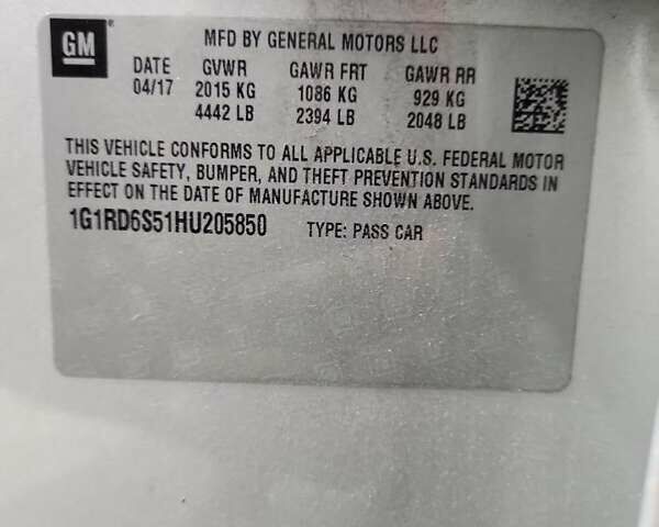 Серый Шевроле Вольт, объемом двигателя 1.5 л и пробегом 163 тыс. км за 2900 $, фото 11 на Automoto.ua