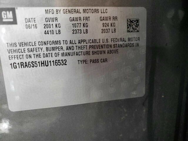 Серый Шевроле Вольт, объемом двигателя 1.5 л и пробегом 106 тыс. км за 2100 $, фото 11 на Automoto.ua