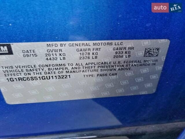 Синій Шевроле Вольт, об'ємом двигуна 1.5 л та пробігом 134 тис. км за 2100 $, фото 11 на Automoto.ua