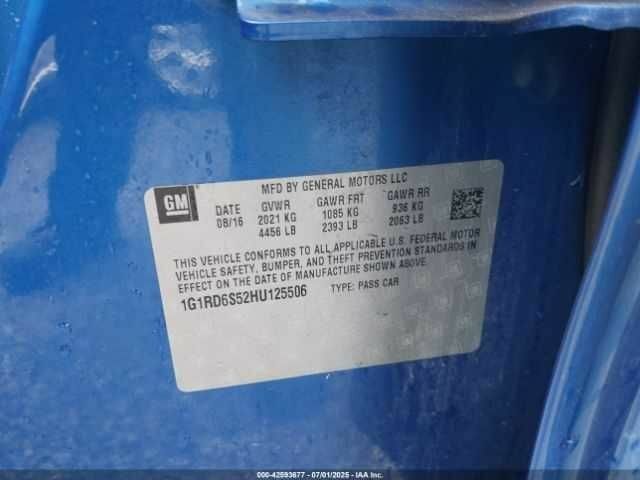 Синій Шевроле Вольт, об'ємом двигуна 1.5 л та пробігом 76 тис. км за 3000 $, фото 8 на Automoto.ua