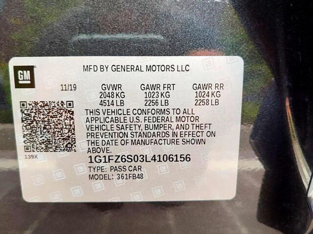 Черный Шевроле Bolt, объемом двигателя 0 л и пробегом 87 тыс. км за 16400 $, фото 8 на Automoto.ua