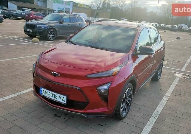 Красный Шевроле Bolt EUV, объемом двигателя 0 л и пробегом 22 тыс. км за 22000 $, фото 14 на Automoto.ua