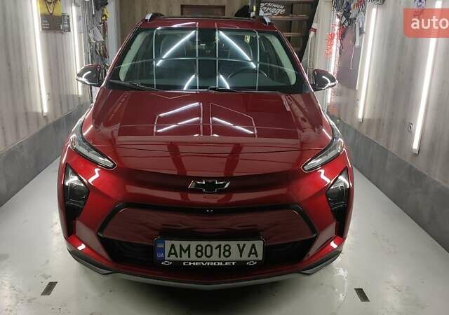 Красный Шевроле Bolt EUV, объемом двигателя 0 л и пробегом 22 тыс. км за 22000 $, фото 3 на Automoto.ua
