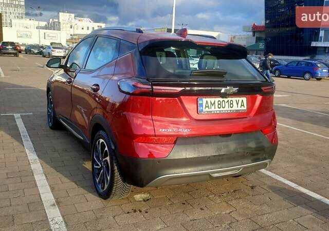 Красный Шевроле Bolt EUV, объемом двигателя 0 л и пробегом 22 тыс. км за 22000 $, фото 17 на Automoto.ua