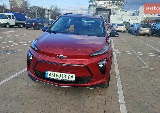 Красный Шевроле Bolt EUV, объемом двигателя 0 л и пробегом 22 тыс. км за 22000 $, фото 10 на Automoto.ua