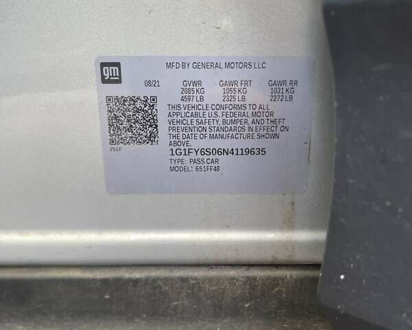 Серый Шевроле Bolt EUV, объемом двигателя 0 л и пробегом 77 тыс. км за 15700 $, фото 17 на Automoto.ua