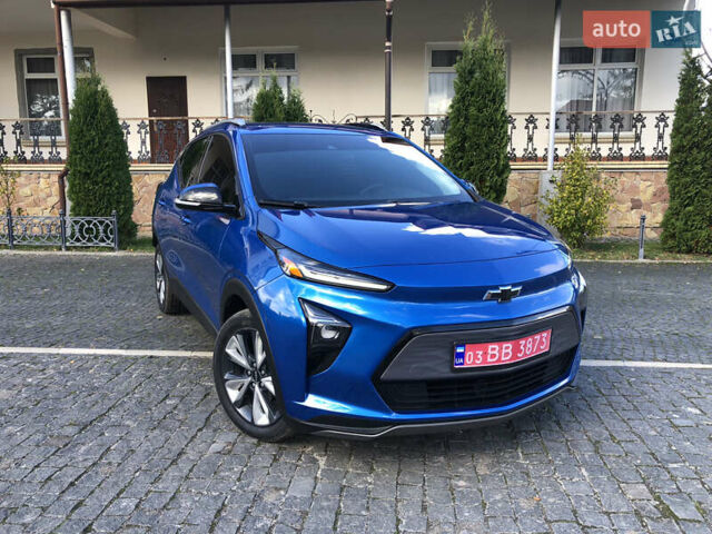 Шевроле Bolt EUV 2022 в Тернополе на Automoto.ua Синий Шевроле Bolt EUV, объемом двигателя 0 л и пробегом 77 тыс. км за 17990 $, фото 25 на Automoto.ua