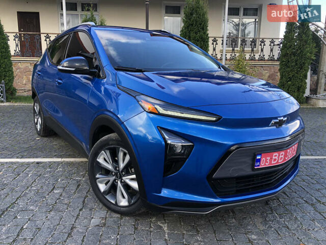 Шевроле Bolt EUV 2022 в Тернополе на Automoto.ua Синий Шевроле Bolt EUV, объемом двигателя 0 л и пробегом 77 тыс. км за 17990 $, фото 3 на Automoto.ua