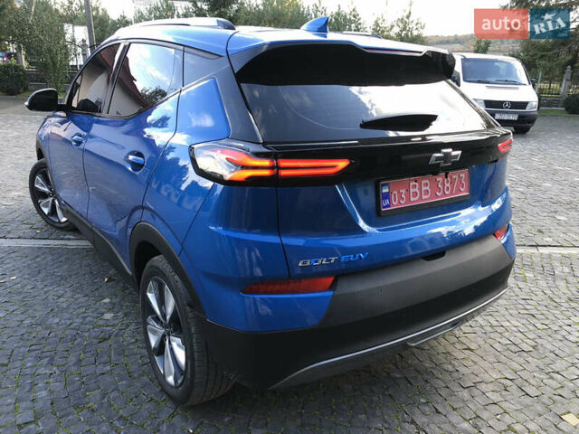 Шевроле Bolt EUV 2022 в Тернополе на Automoto.ua Синий Шевроле Bolt EUV, объемом двигателя 0 л и пробегом 77 тыс. км за 17990 $, фото 13 на Automoto.ua