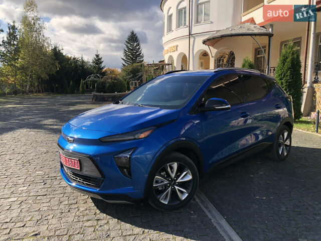 Шевроле Bolt EUV 2022 в Тернополе на Automoto.ua Синий Шевроле Bolt EUV, объемом двигателя 0 л и пробегом 77 тыс. км за 17990 $, фото 60 на Automoto.ua
