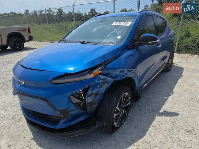 Синий Шевроле Bolt EUV, объемом двигателя 0 л и пробегом 62 тыс. км за 11950 $, фото 2 на Automoto.ua