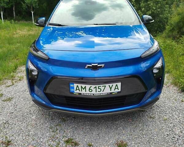 Шевроле Bolt EUV 2023 в Житомире на Automoto.ua Синий Шевроле Bolt EUV, объемом двигателя 0 л и пробегом 20 тыс. км за 20299 $, фото 28 на Automoto.ua